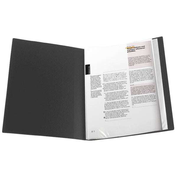 Display-book, 10 files, black