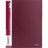 Sichtbuch Axent 1020-04-A, A4, 20 Hüllen, bordeauxrot Sichtbuch Axent 1020-04-A, A4, 20 Hüllen, bordeauxrot