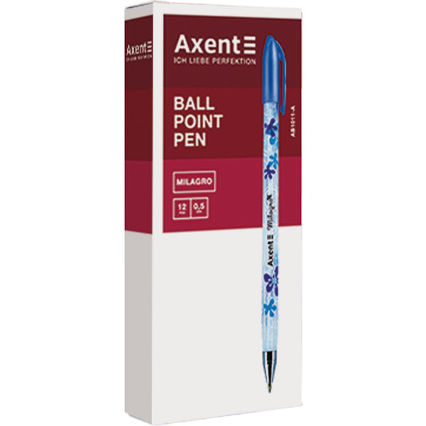 Kugelschreiber Axent Milagro AB1011-02-A, 0,5 mm, blau