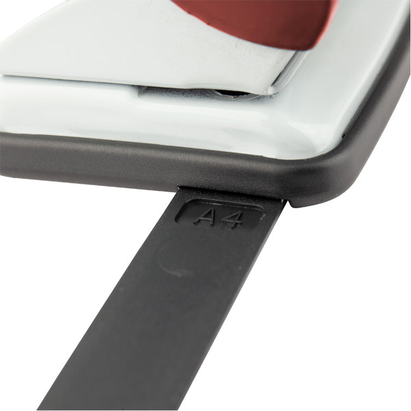 Hole punch Axent Exakt-2 3910-06-A, metal, 10 sheets, red