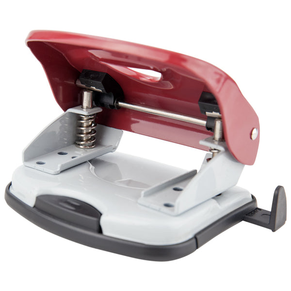 Locher Axent Exact-2 3930-06-A, Metall, 30 Blätter, rot