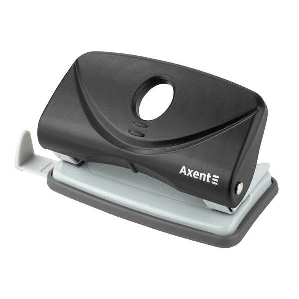 Hole punch  Axent Welle-2 3810-01-A, plastic, 10 sheets, black
