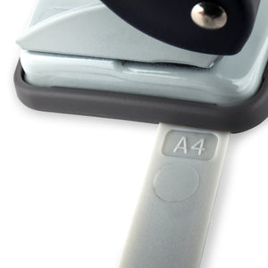 Hole punch  Axent Welle-2 3810-01-A, plastic, 10 sheets, black
