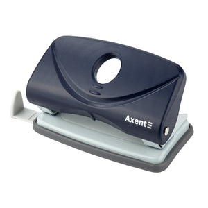 Hole punch Axent Welle-2 3810-02-A, plastic, 10 sheets, blue