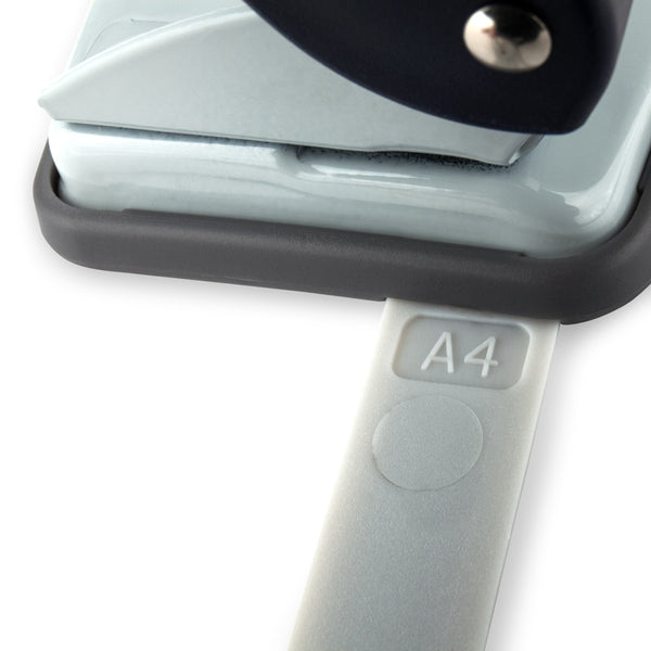 Hole punch Axent Welle-2 3810-02-A, plastic, 10 sheets, blue
