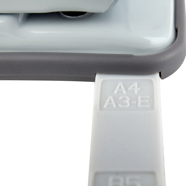 Hole punch Axent Welle-2 with plastic, 20 sheets, black
