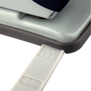 Hole punch Axent  Welle-2 with plastic, 30 sheets, black