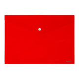 Folder with button Axent 1412-24-A, A4, red Folder with button Axent 1412-24-A, A4, red