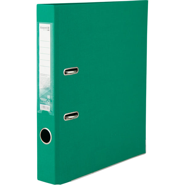 Lever-arch file Delta, 5 cm, double-sided, assembled, green