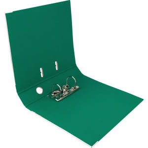 Lever-arch file Delta, 5 cm, double-sided, assembled, green