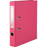 Lever-arch file Delta, 5 cm, double-sided, assembled, pink Lever-arch file Delta, 5 cm, double-sided, assembled, pink