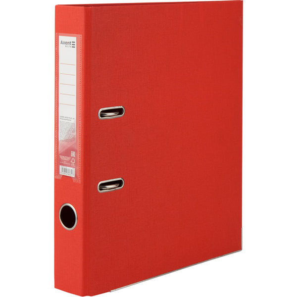 Lever-arch file Delta, 5 cm, double-sided, assembled, red