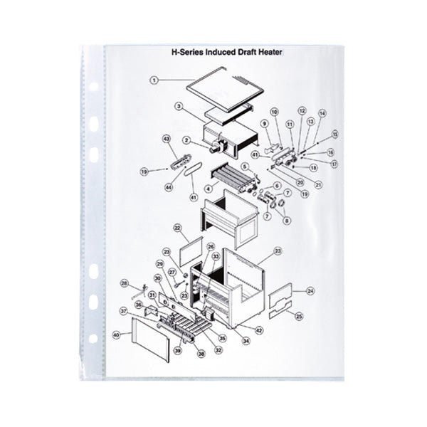 Sheet protector Axent 2005-00-A, А5, glossy, 40 mcm (100 pcs.)