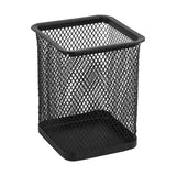 Metal pen stand Axent 2111-A, 80х80х100 mm, squared, black Metal pen stand Axent 2111-A, 80х80х100 mm, squared, black