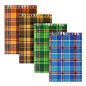 Spiral notebook Delta D8011-01, А6, 48 sheets, squared paper, assorted colours