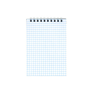 Spiral notebook Delta D8011-01, А6, 48 sheets, squared paper, assorted colours