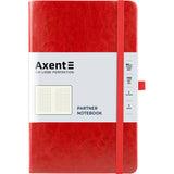 Notebook Axent Partner Lux 8202-06-A, 125*195 mm, 96 sheets, squared paper, red Notebook Axent Partner Lux 8202-06-A, 125*195 mm, 96 sheets, squared paper, red
