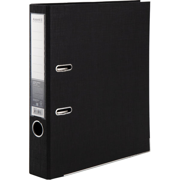 Lever-arch file Axent Prestige+ 1721-01P-A, 5 cm, double-sided, non-assembled, black
