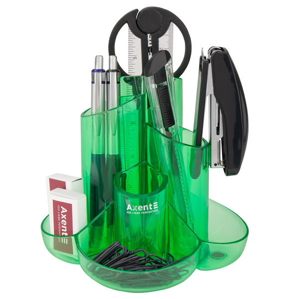 Desktop stationery organizer Axent Cascade 2105-09-A, light green