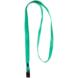 Lanyard for a badge with a metal clip Axent 4532-04-A, green Lanyard for a badge with a metal clip Axent 4532-04-A, green