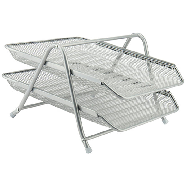Metall Briefkorb Axent 2121-03-A, 203x295x350 mm, silber