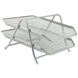 Metall Briefkorb Axent 2121-03-A, 203x295x350 mm, silber Metall Briefkorb Axent 2121-03-A, 203x295x350 mm, silber