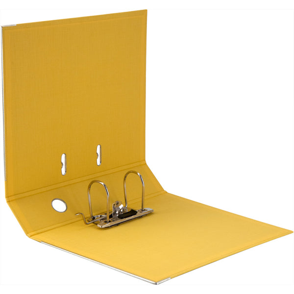 Lever-arch file Axent Prestige+ 1722-08C-A, 7,5 cm, double-sided, assembled, yellow