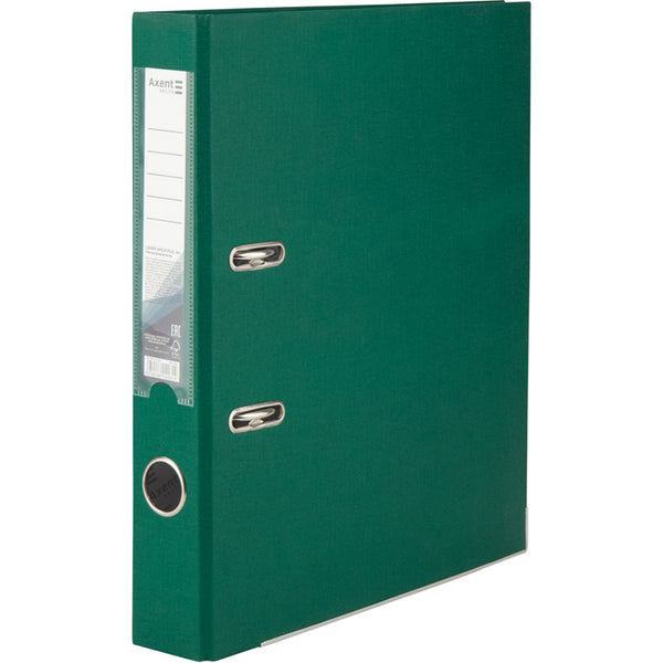 Lever-arch file Delta, 5 cm, one-sided, assembled, dark green