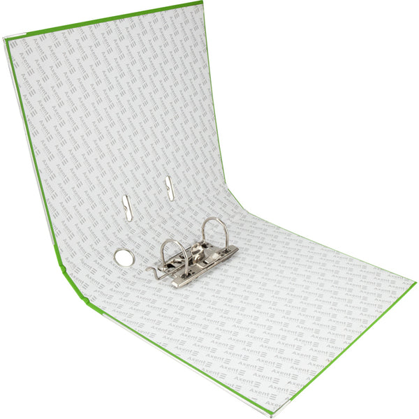 Lever-arch file Delta, 5 cm, one-sided, assembled, light green