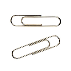 Nickel paper clips Axent 4112-A, 33 mm, 100 pcs.