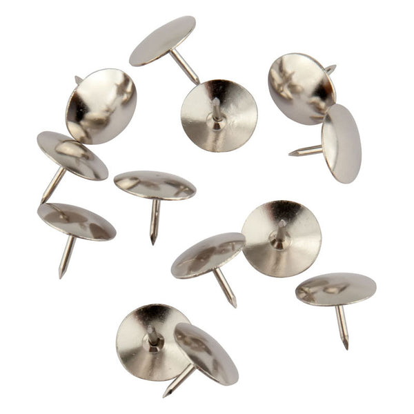 Push pins Axent 4211-A, nickel-plated, 100 pcs.