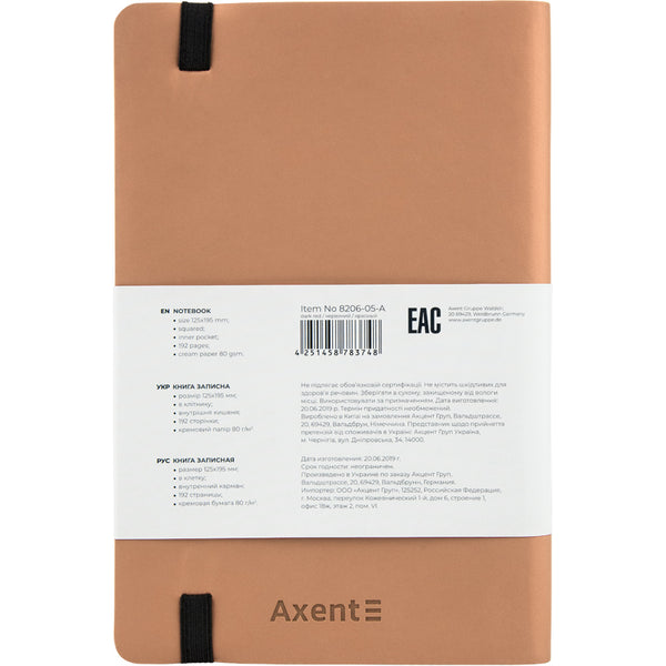 Notizbuch Axent Partner Soft 8206-35-A, A5-, 125x195 mm