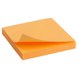 Haftnotizblock Delta D3414-15, 75x75 mm, Papierblock mit Kleberückseite, 100 Blatt, orange Haftnotizblock Delta D3414-15, 75x75 mm, Papierblock mit Kleberückseite, 100 Blatt, orange