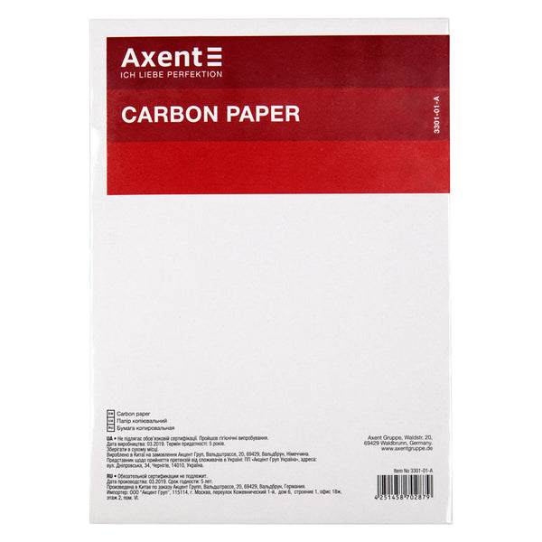 Carbon paper A4, 100 sheets, black