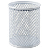 Pen stand Axent 2110-21-A, 80x80x100 mm, round, metal, white Pen stand Axent 2110-21-A, 80x80x100 mm, round, metal, white