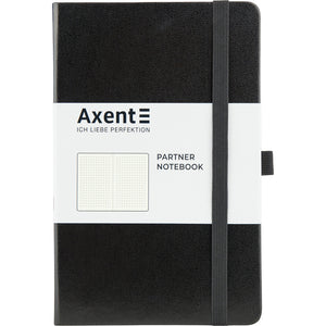 Notebook Axent Partner 8306-01-A, 125*195, 96 sheets, dotted, black