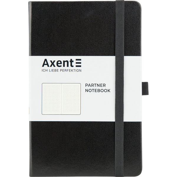 Notebook Axent Partner 8306-01-A, 125*195, 96 sheets, dotted, black