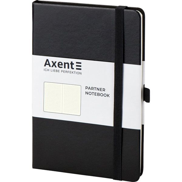 Notebook Axent Partner 8306-01-A, 125*195, 96 sheets, dotted, black