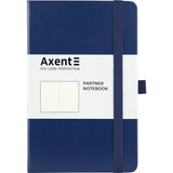 Notebook Axent Partner 8307-02-A, 125*195, 96 sheets, blank, navy Notebook Axent Partner 8307-02-A, 125*195, 96 sheets, blank, navy