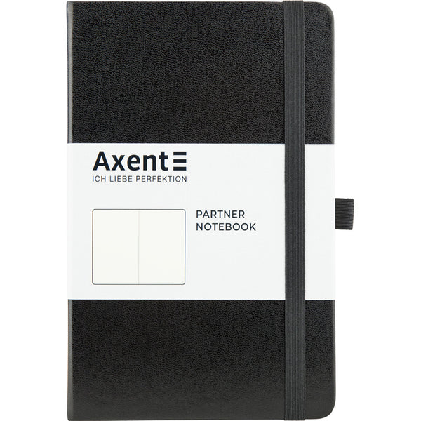 Notebook Axent Partner 8307-01-A, 125*195, 96 sheets, blank, black