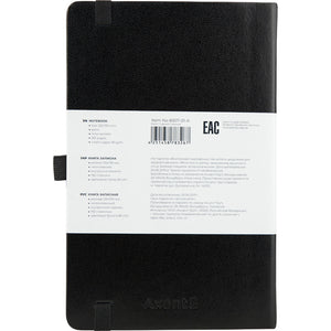 Notebook Axent Partner 8307-01-A, 125*195, 96 sheets, blank, black