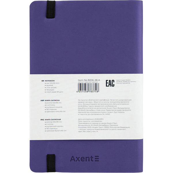 Notizbuch Axent Partner Soft 8206-38-A, A5-