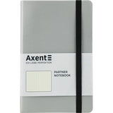 Notizbuch Axent Partner Soft 8312-34-A, A5-, 125x195 mm, gepunktet, flexibler Einband, silber Notizbuch Axent Partner Soft 8312-34-A, A5-, 125x195 mm, gepunktet, flexibler Einband, silber