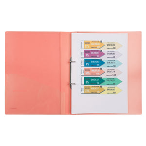 Ordner mit 2 Ringen Axent 1207-24-A, A4, 25 mm, rot