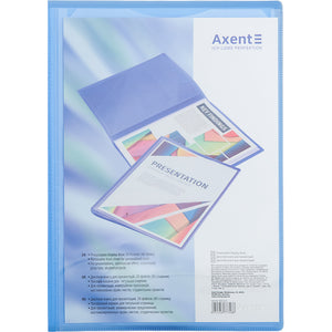 Display-book Axent 1020-22-A, 20 files, A4, navy