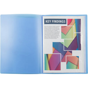 Display-book Axent 1020-22-A, 20 files, A4, navy