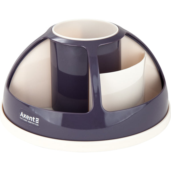 Desktop stationery organizer Axent Duoton 2204-11-A, 170x170x12 mm, white