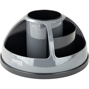 Desktop stationery organizer Axent Duoton 2204-14-A, 170x170x120 mm, grey