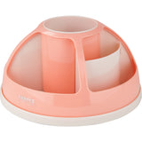 Desktop stationery organizer Axent Duoton 2204-42-A, 170x170x12 mm, peach Desktop stationery organizer Axent Duoton 2204-42-A, 170x170x12 mm, peach