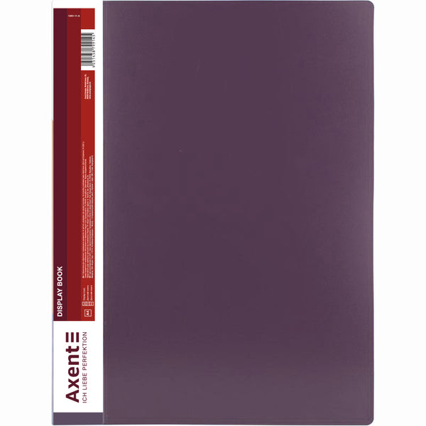 Display-book Axent 1200-11-A, A4, 100 files, dusty violet
